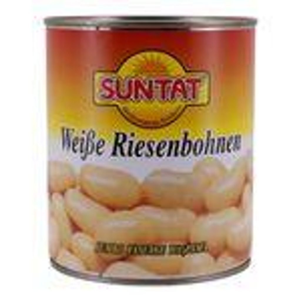 Suntat Weiße Riesenbohnen 800g – Vielseitige Hülsenfrüchte für Ihre Küche