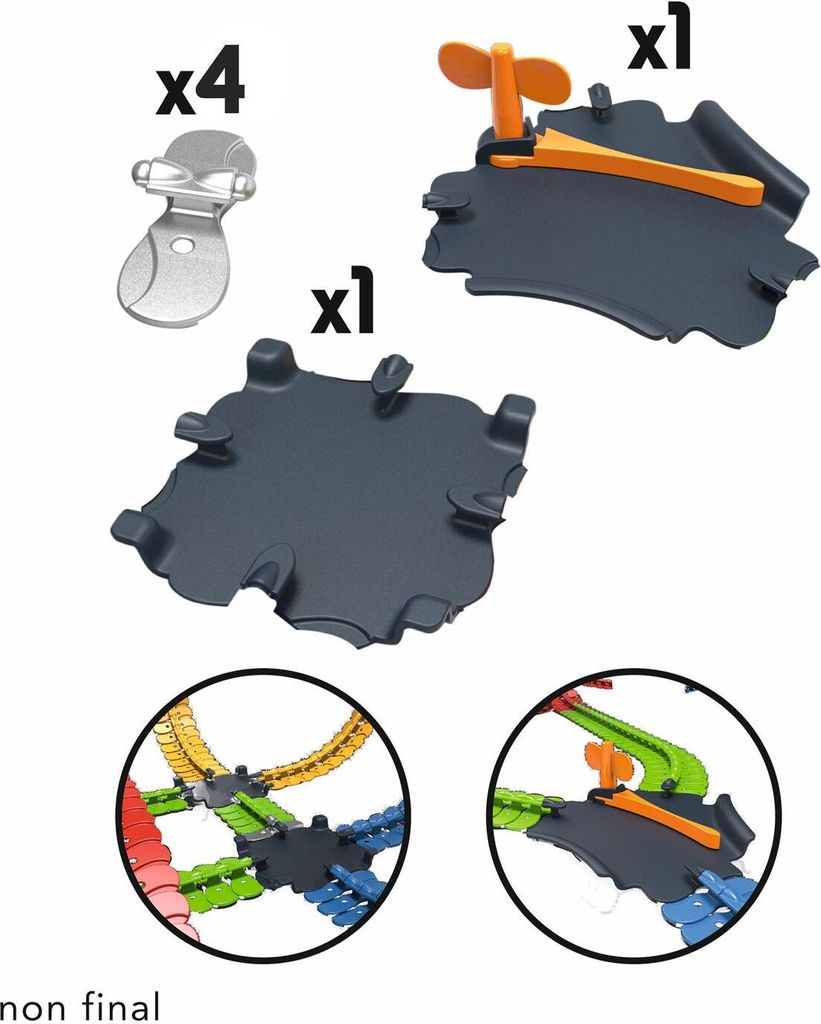 Smoby Flextreme Multi-Strecken Schaltungsset - 6teilig - Produktbild 16