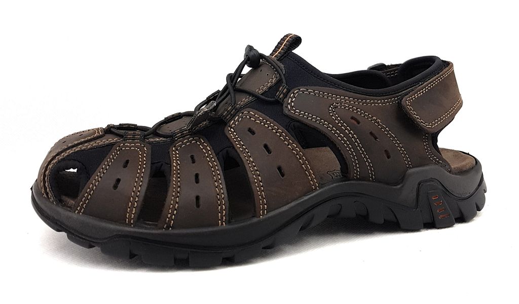 Imac Herrenschuhe Sandalen Sandalette Braun Freizeit, Schuhgröße:43 EU