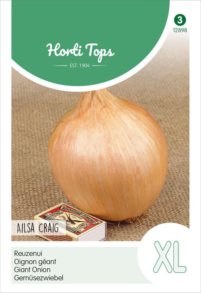 Groente-ui Ailsa Craig | Uienzaad van Hortitops Productafbeelding 