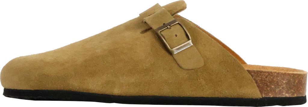 Flache Mules aus Leder