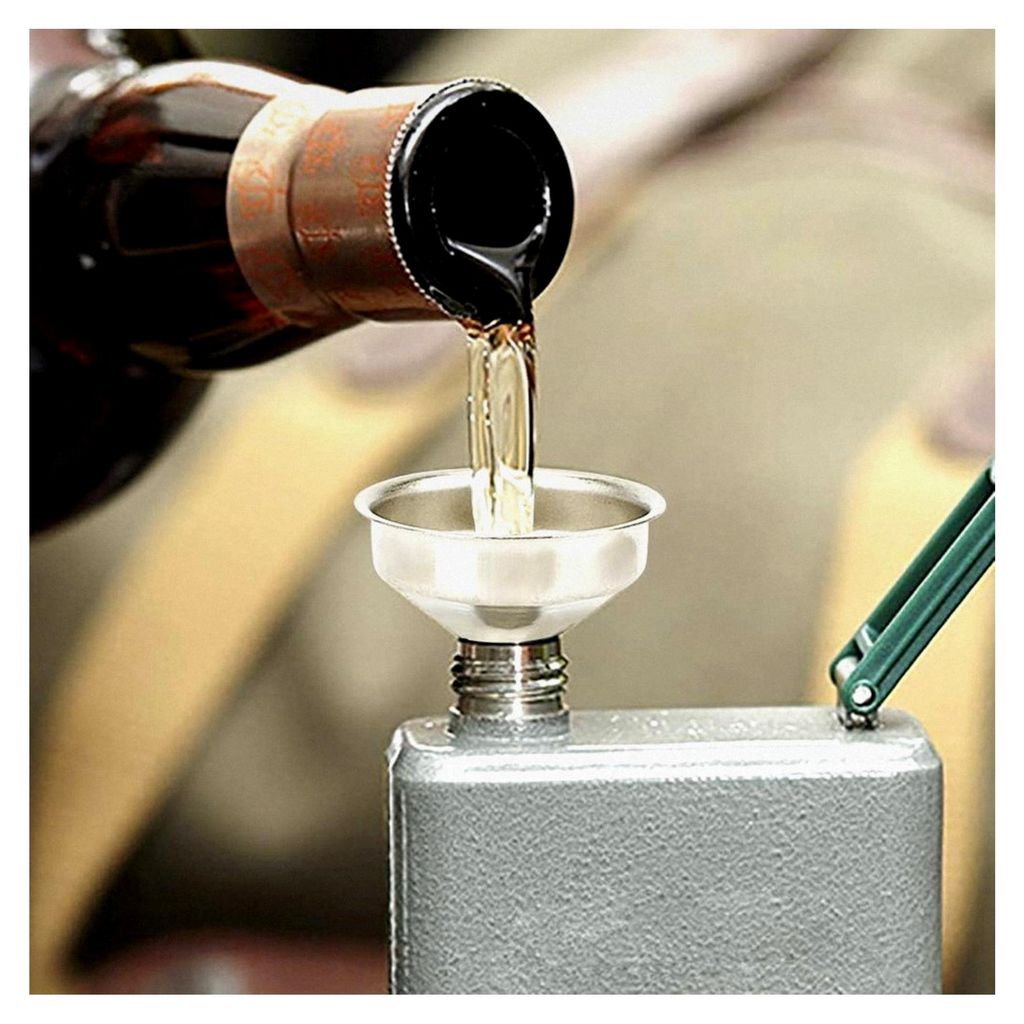 Edelstahl-Trichter mit schmalem Hals | Spülmaschinengeeigneter Mini-Trichter für Whiskyflaschen, Reiseflaschen und Ölkanister | Küchenzubehör ...