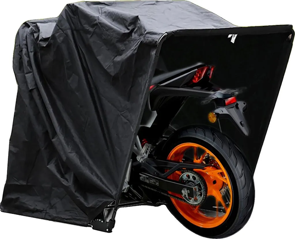 Protégez votre moto de la pluie et de la rouille avec cette tente Oxford