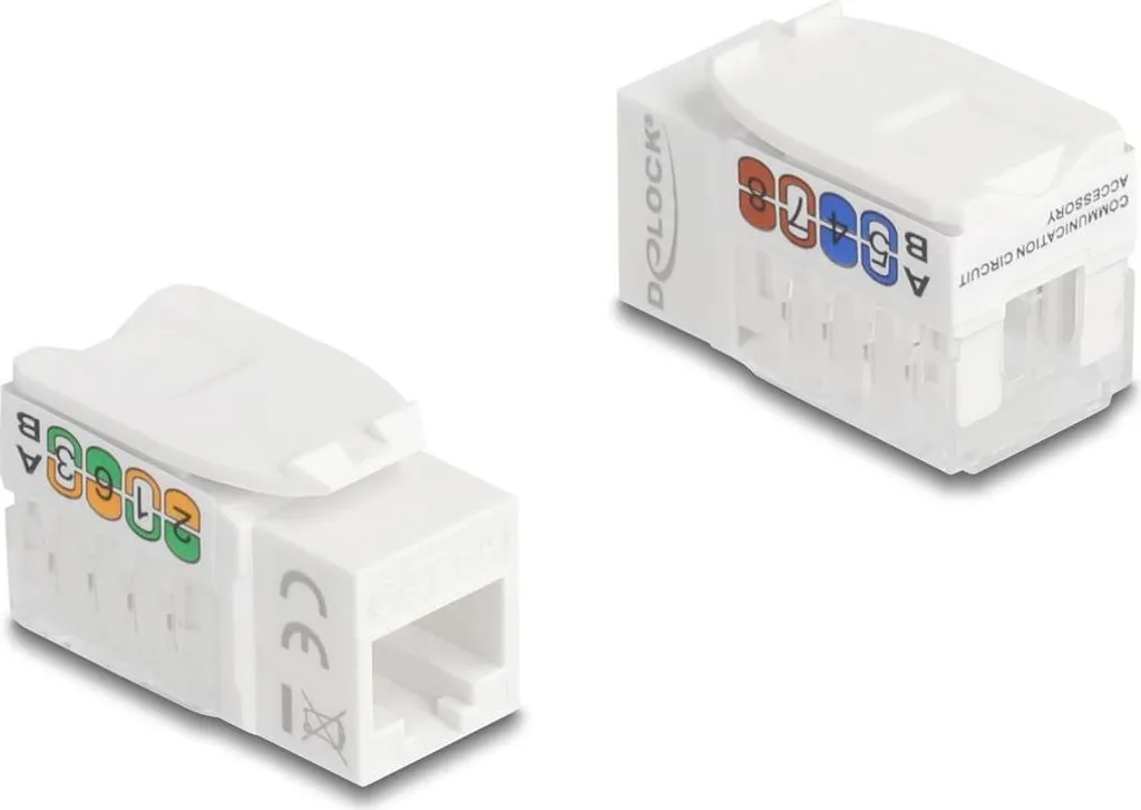 Embase RJ45 Keystone Cat.6A pour Installation Réseau en Espace Réduit