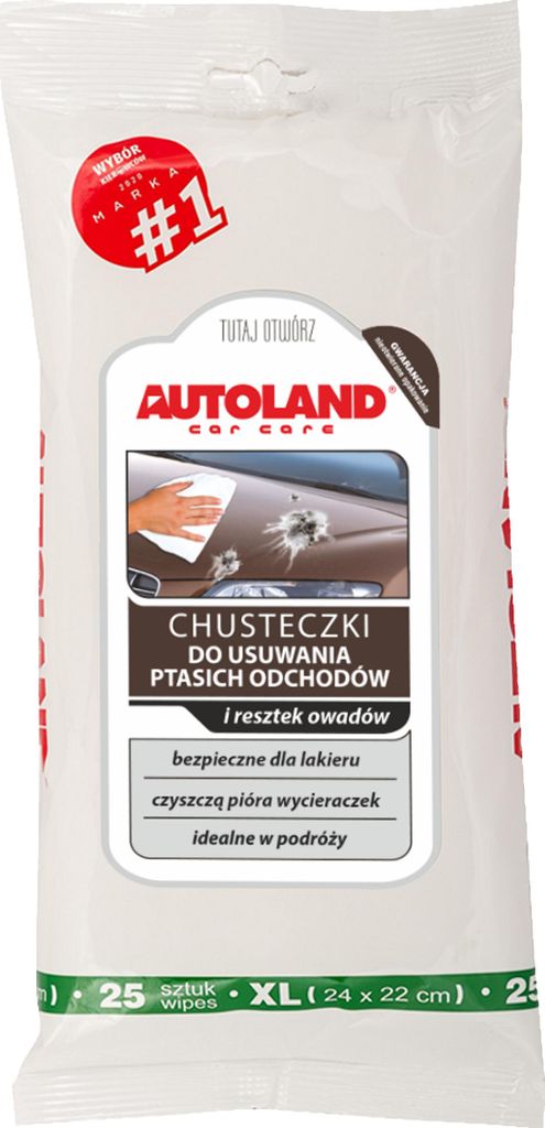 Chusteczki do usuwania ptasich odchodów 25 sztuk Immagine del prodotto 