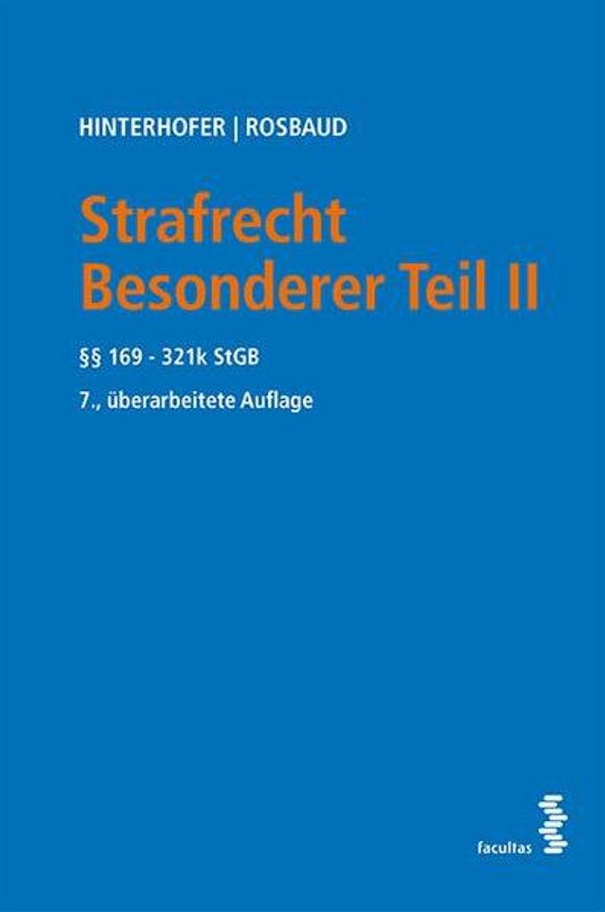 Strafrecht Besonderer Teil II