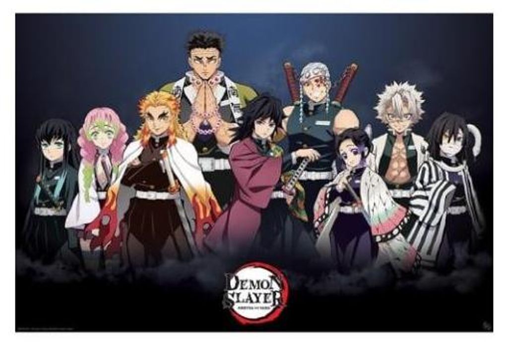 Poster Demon Slayer Pillars 91.5x61cm Image du produit 