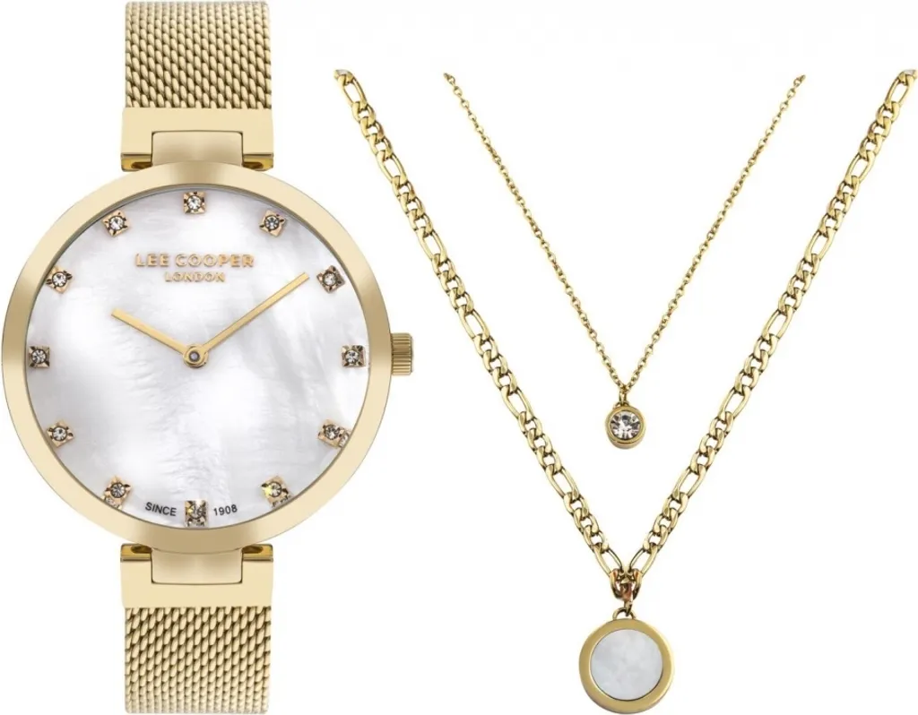 Parure Montre Femme Lee Cooper LC07806.120 Or - Bijoux de Mode