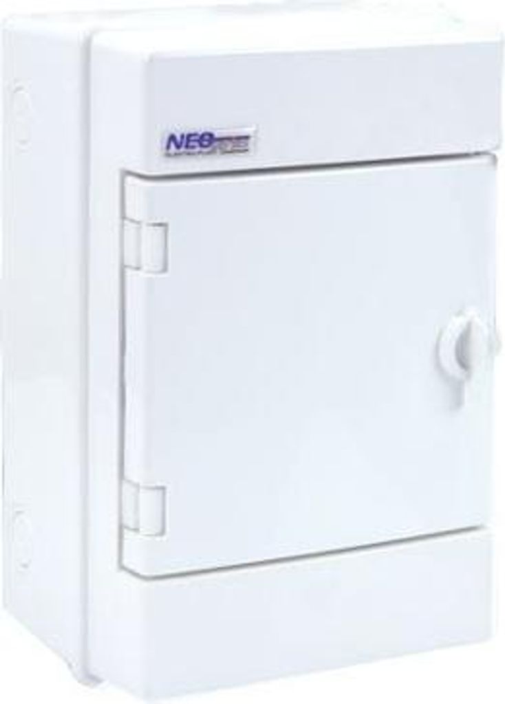 Feuchtraumverteiler Kleinverteiler Verteilerkasten 1000V RH4/B 4Module Aufputz Sicherungskasten IP65 AP VDE 36.03 E-P 4415