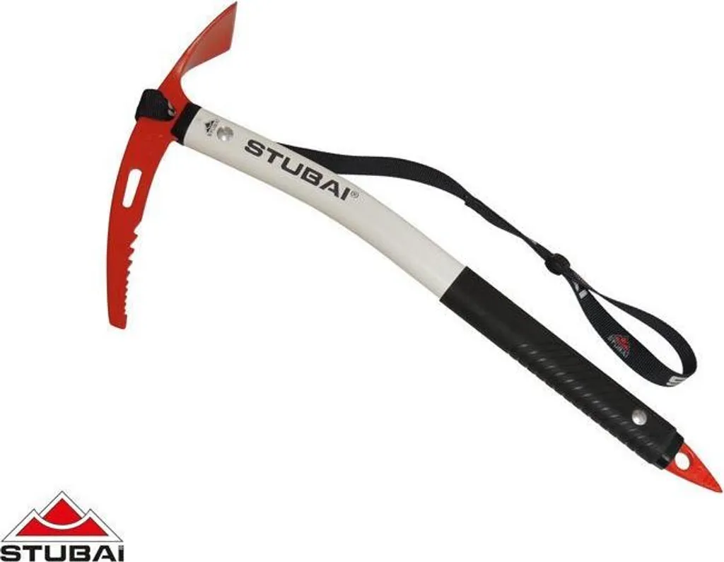 STUBAI Piolet Pro Star 66 cm avec brassard et dragonne pour alpinisme