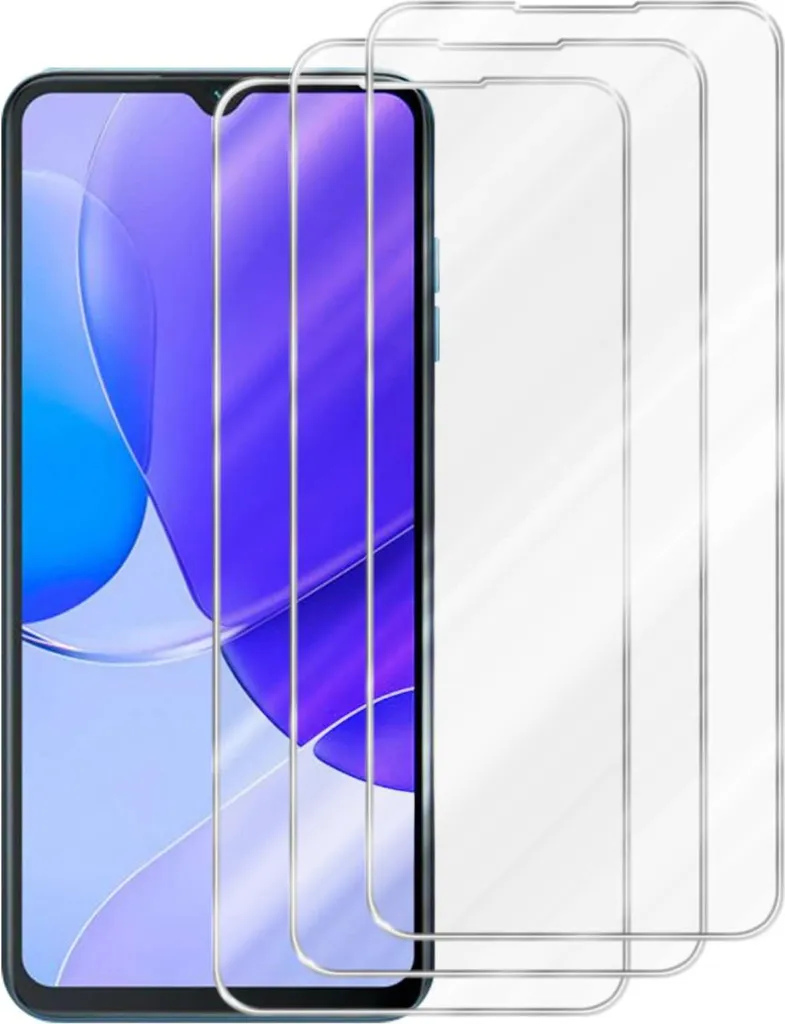 Vetro Temperato Oukitel C32 Cadorabo - 3 Pezzi Crystal Clear HD
