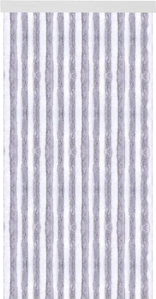 Tenda Professionale 160x200 cm: Strisce Grigio Bianco Resistenti