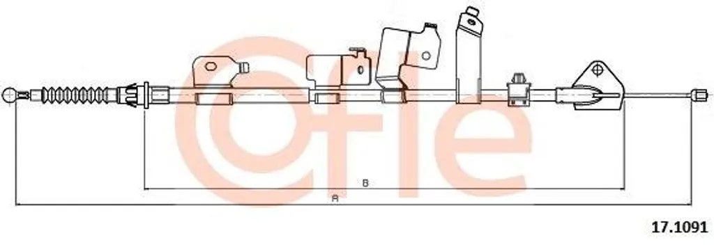 Câble de frein à main pour Toyota Auris, réparation OE 4643002121 COFLE
