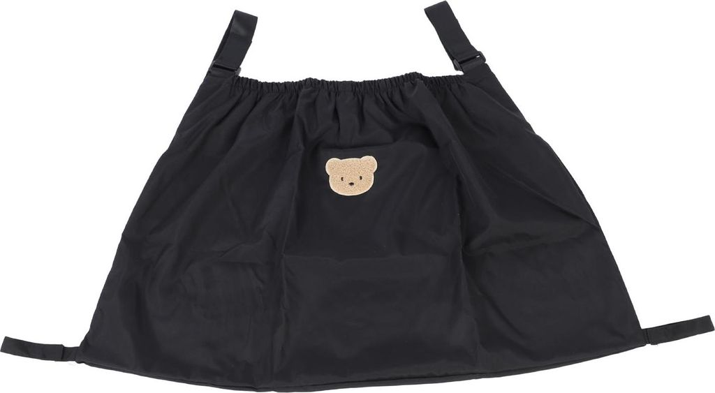 Kinderwagen Frachtbeutel Flasche Windel Speicher Multifunktional Hanging Organizer für zu Hause Schwarz