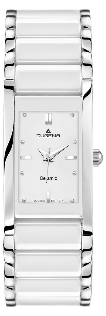 Dugena 4460506 Damen-Armbanduhr, Keramik-Gehäuse, Produktbild 