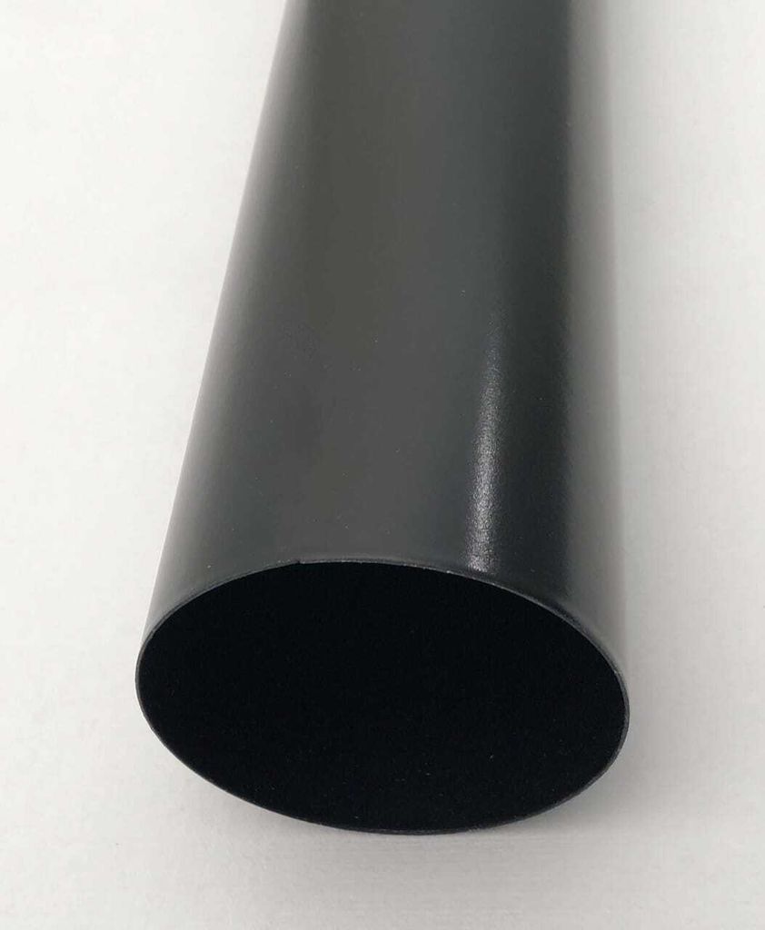 Pelletofenrohr schwarz emailliert mit Viton-Dichtung verschiedene Größen | DN 80 | 50 cm