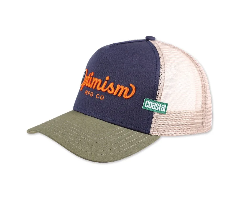 Casquette Coastal Trucker HFT Optimism Co Idéale pour Plage et Loisirs