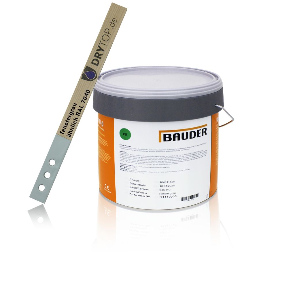 BAUDER® LIQUITEC Polyurethan| 6,0 kg/Eimer - Farbe: Produktbild 