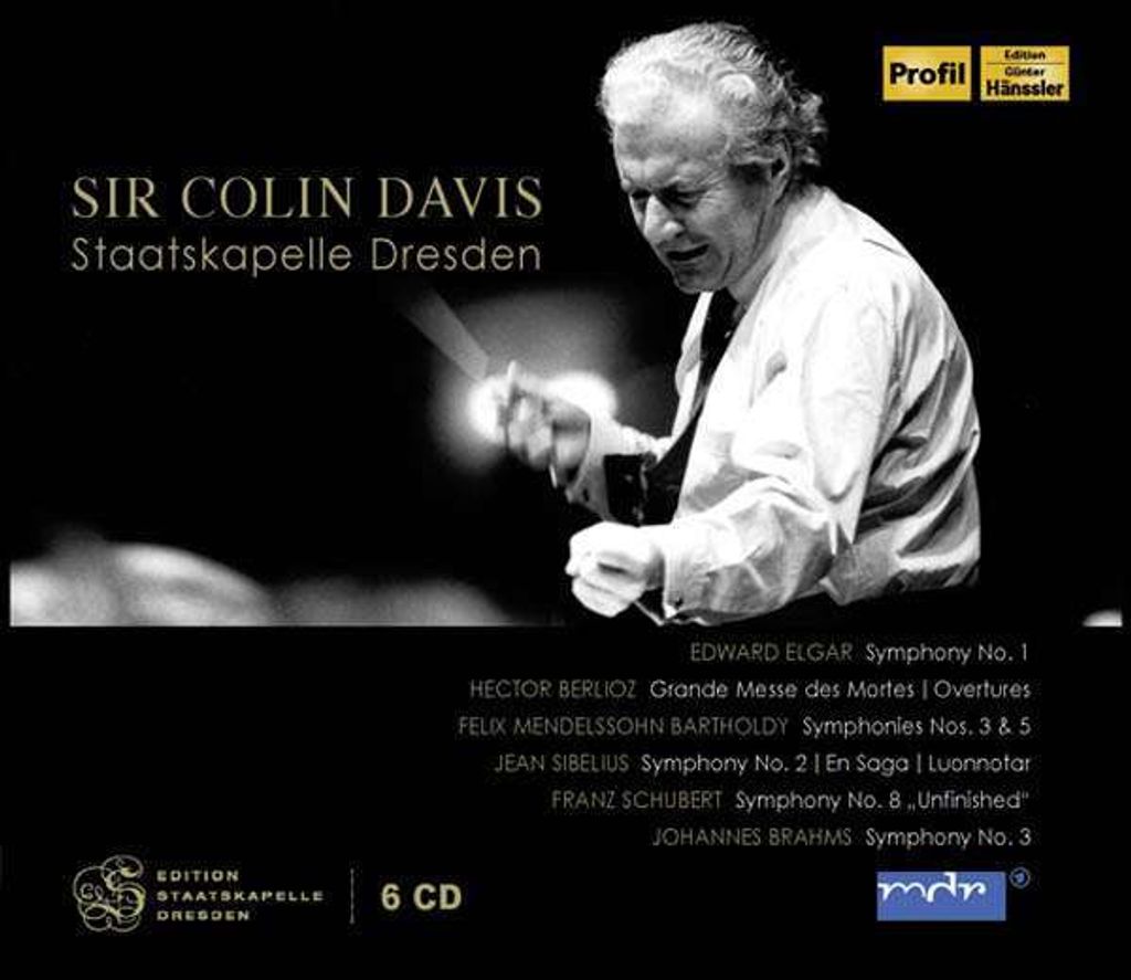 Colin Davis-Elgar: Symphonie Nr.1/Berlioz: Grand Messe de Mortes King Lear/Mendelssohn: Symphonien Nr. 3&5/Schubert: Symphonie Nr. 8 "Unvollendete"...