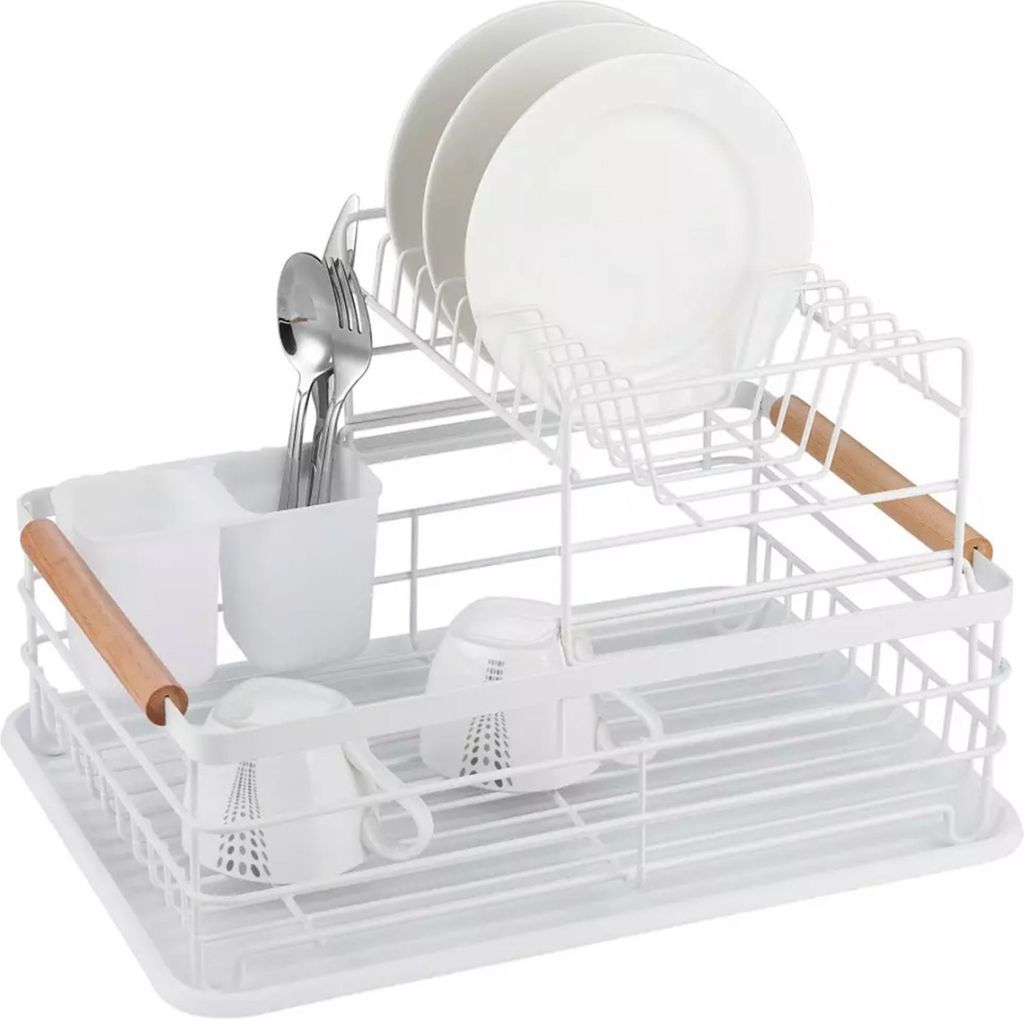 IDesign Classico Geschirrabtropfer - Kompakt & Praktisch Für Kleine Küchen