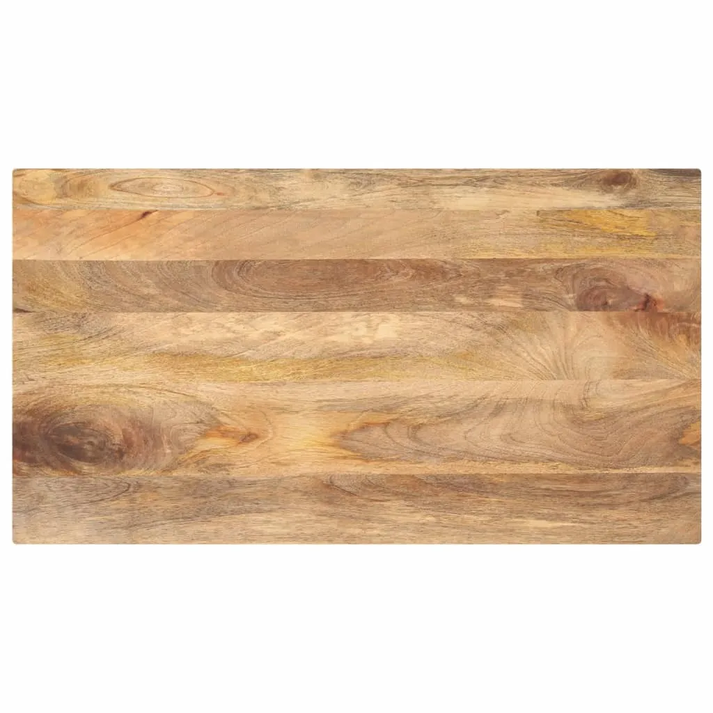 Piano Tavolo Legno Mango 110x60x2,5 cm - Top Massiccio Industrial