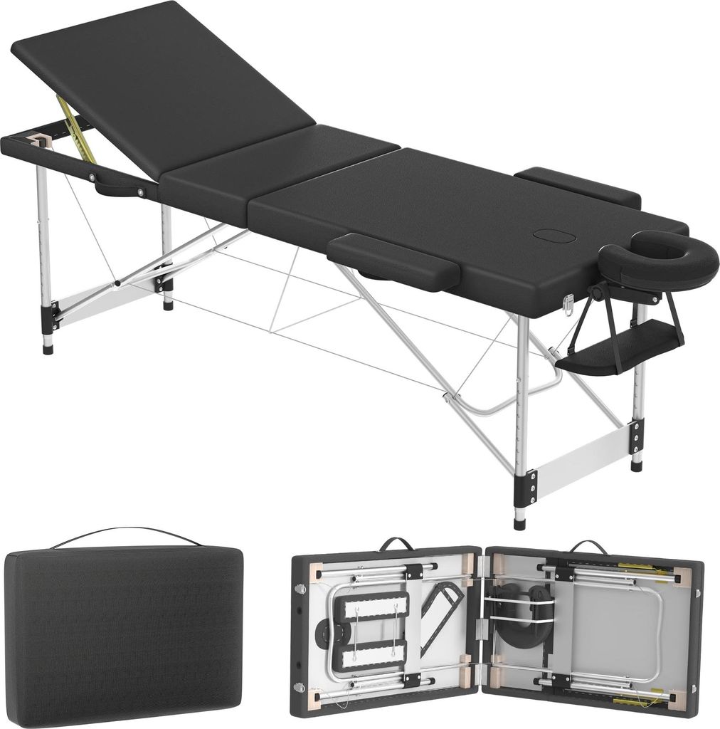 YARDIN Massageliege aus Aluminium klappbar und Produktbild 