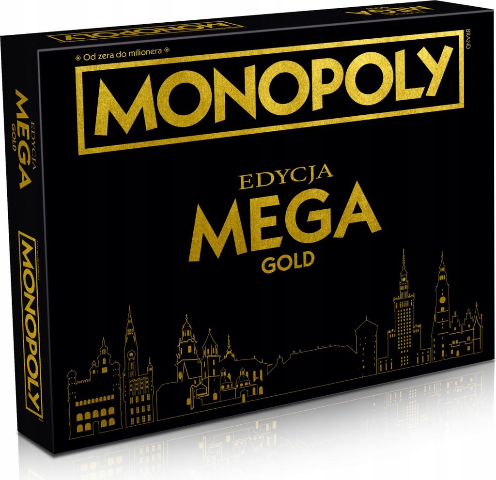 Winning Moves Monopoly MEGA Gold DELUXE GOLD EDITION Produktbild 