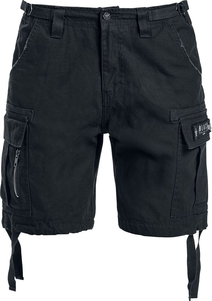 Black Premium by EMP Damen schwarze Cargo-Shorts 31