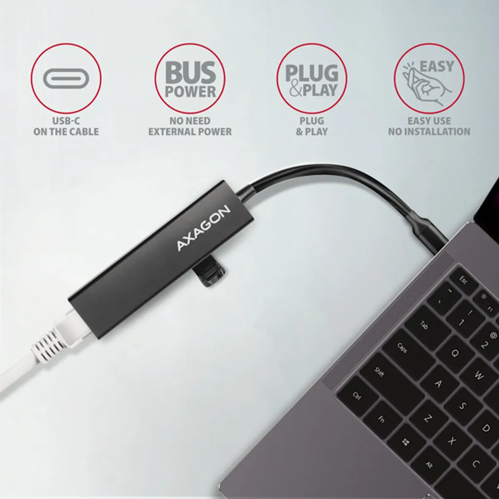 Solution Ports USB Manquants : Hub USB-C avec Ethernet Gigabit Intégré - 3