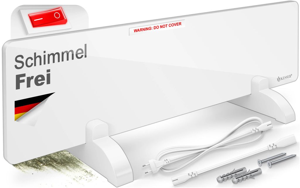 KESSER® Anti Schimmel Infrarotheizung Schimmelentferner Bad Produktbild 