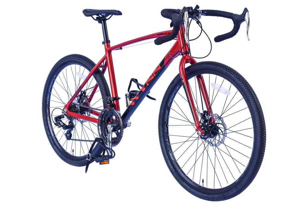 WYNN Kinder Gravelbike 24 Zoll GRL2.1 - 14 Gang Shimano Schaltung Mit Scheibenbremsen