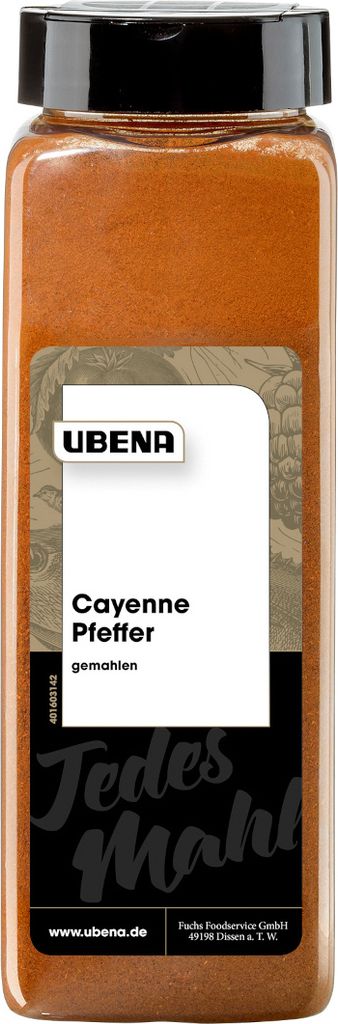 Ubena Cayenne Pfeffer gemahlen für intensive Schärfe Produktbild 