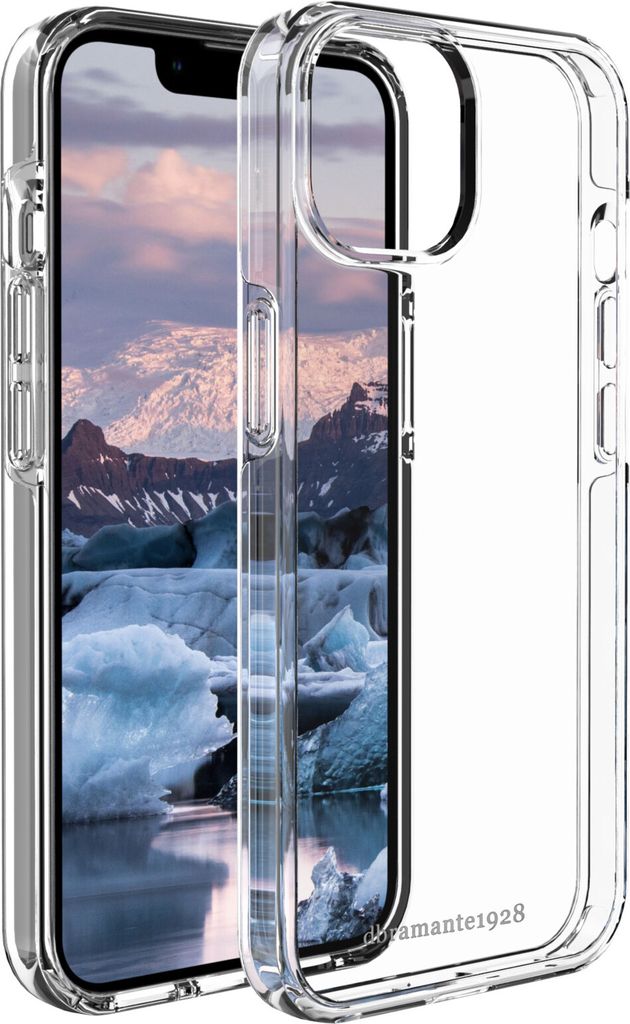 dbramante1928 Recyceltes Transparentes Gehäuse für iPhone 14 mit 3m Fallschutz