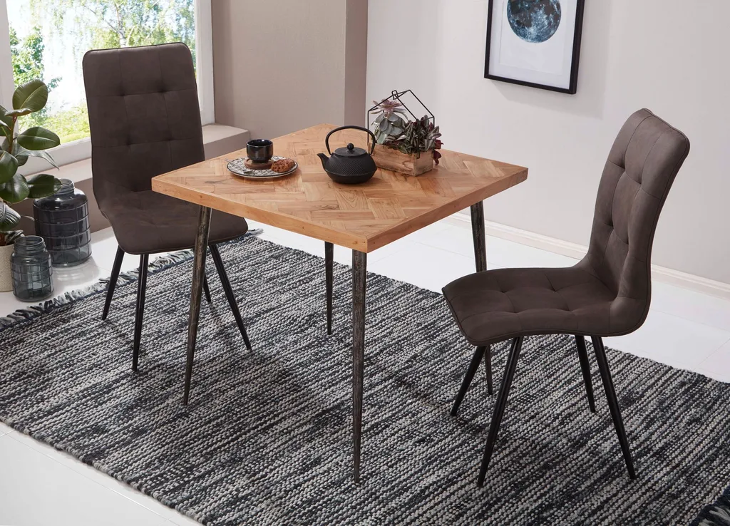 Table LODI bois massif durable : la solution robuste contre l'usure