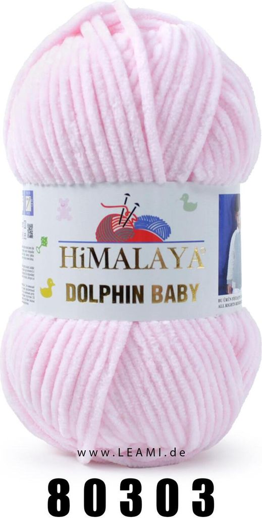 Himalaya Dolphin BABY (100g/120m) H 80303 babyrosa Produktbild 