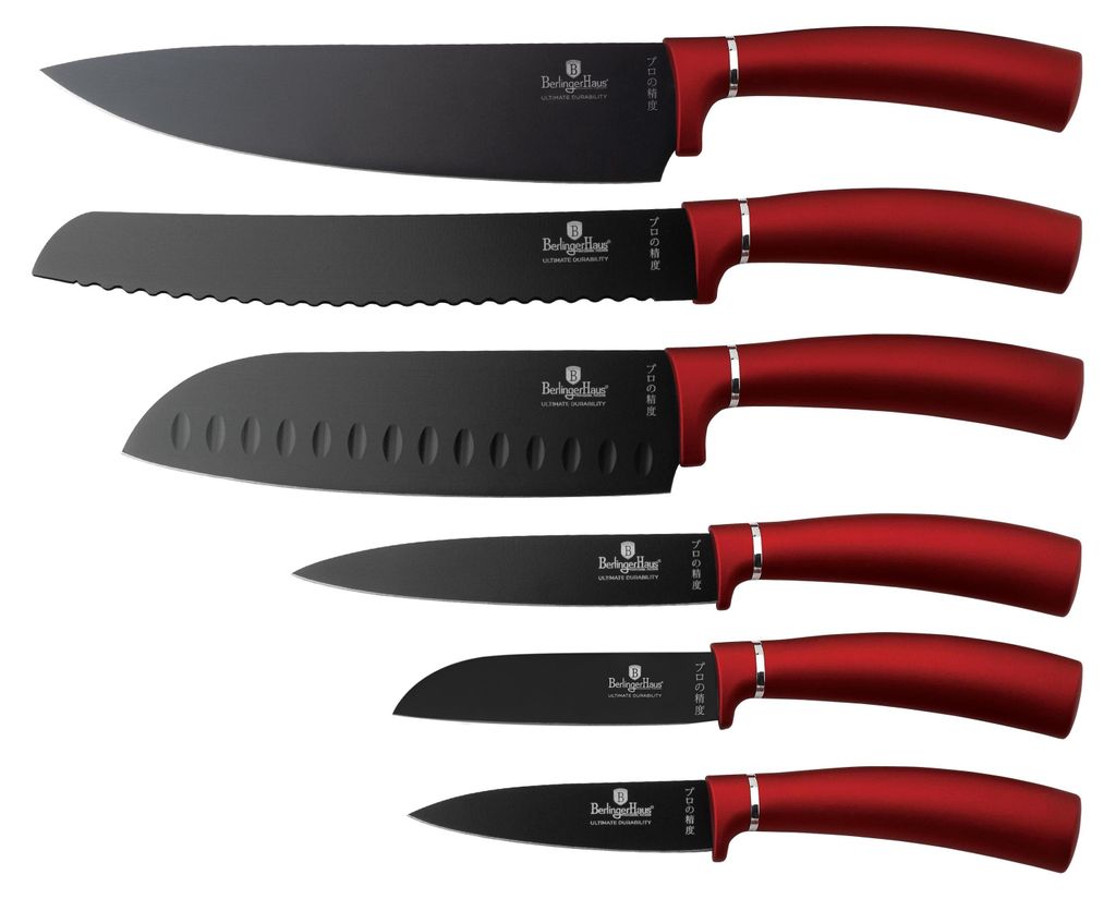 Set di coltelli da cucina Berlinger Haus 6 pezzi - Acciaio Immagine del prodotto 