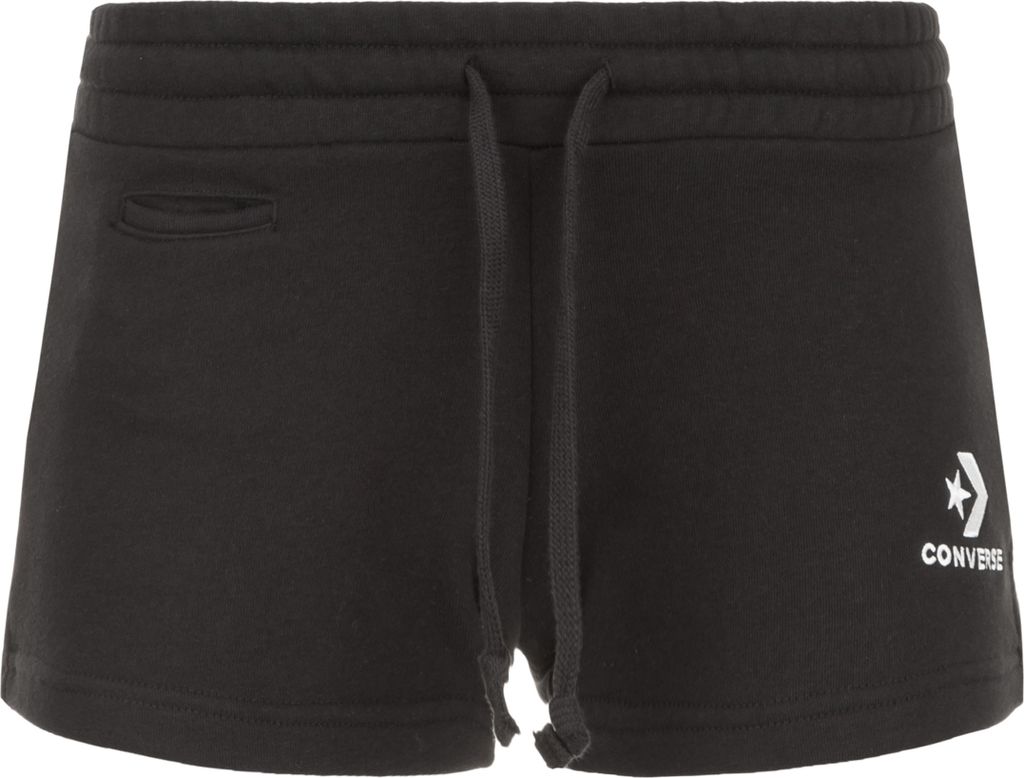 Converse Star Chevron Embroidered Shorts Damen Erwachsene schwarz M