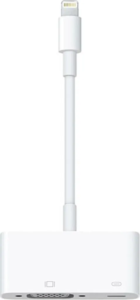 Apple Adattatore Lightning a VGA Bianco - Design Elegante e Mirroring HD