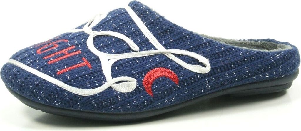 Manitu 320506 Schuhe Damen Hausschuhe Pantoffeln, Größe:38 EU, Farbe:Blau