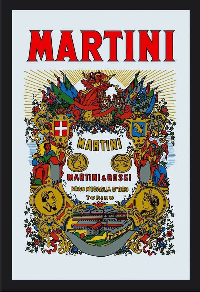 KS249 Martini - - Specchio stampato Immagine del prodotto 