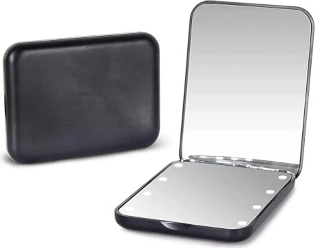 Specchio LED Compatto Kintion 1x/3x - Specchietto da Viaggio Luminoso
