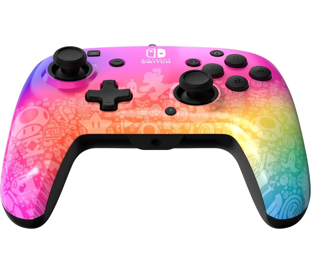 Manette Switch sans Latence PDP REMATCH Star Spectrum pour Modèle OLED