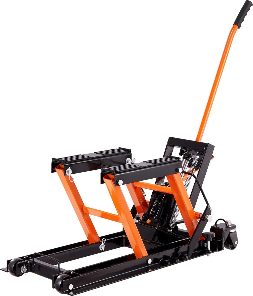 Piattaforma Sollevamento Moto 700kg | Cavalletto Regolabile 120-385mm - 10