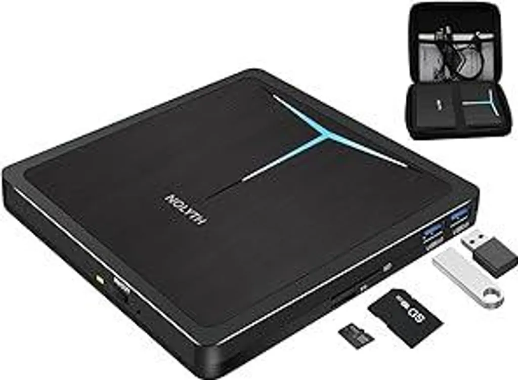 Soffiatore Turbo Mini Portatile 150.000 RPM, Velocità Vento 51 M/s, Batteria 10000 MAh, Display LED E 5 Velocità, Potenza 200W