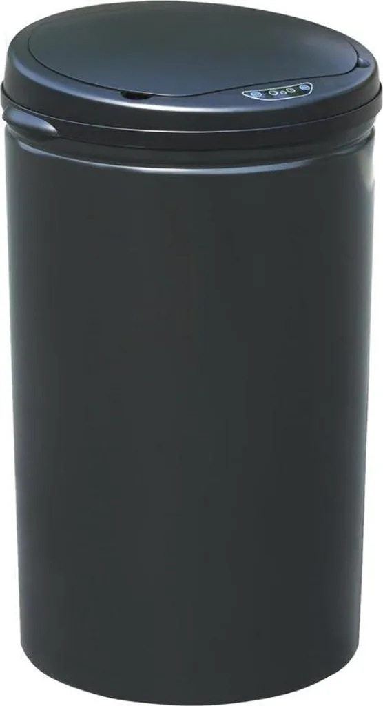 Poubelle automatique inox 30L : capteur intelligent et design brossé