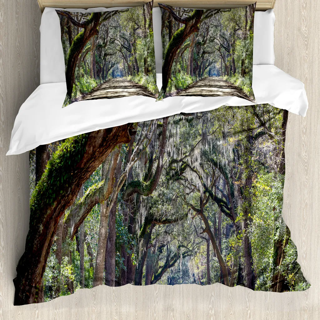 Copripiumino Verde Bosco ABAKUHAUS 155x220 - Qualità e Comfort