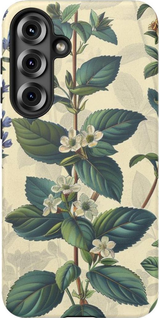 Vintage-Kräuterdesign mit botanischem Muster – Hülle Kompatibel mit Samsung Galaxy S25 Plus