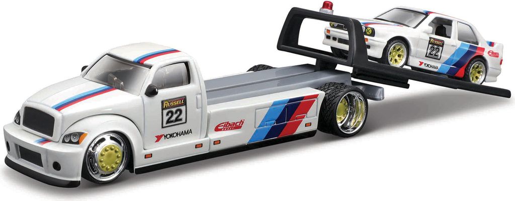 Maisto - Design Elite Transport, pianale Maisto + BMW M3 Immagine del prodotto 