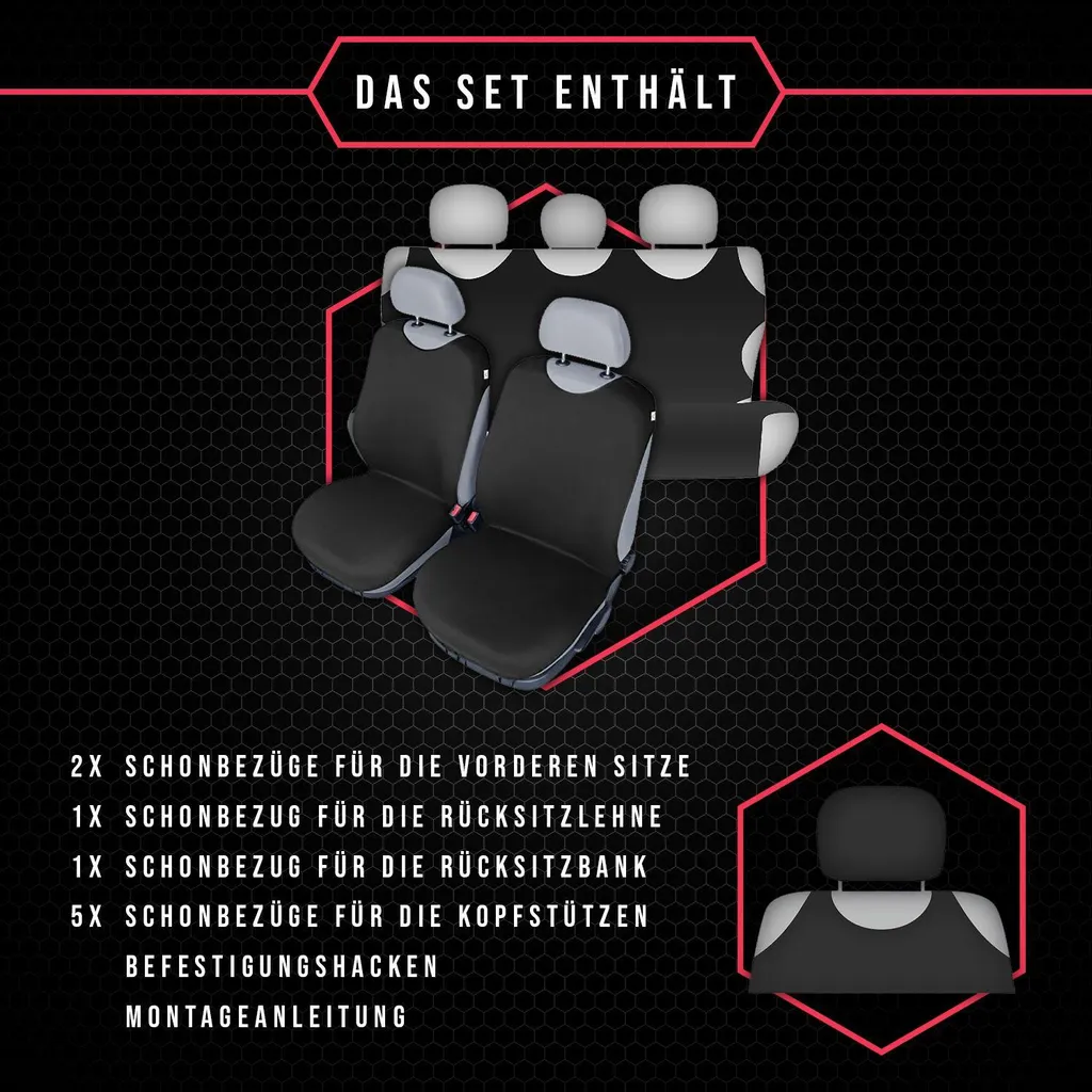 Coprisedili Hyundai Tucson Set Completo 3 Pezzi: Addio Macchie! - 4