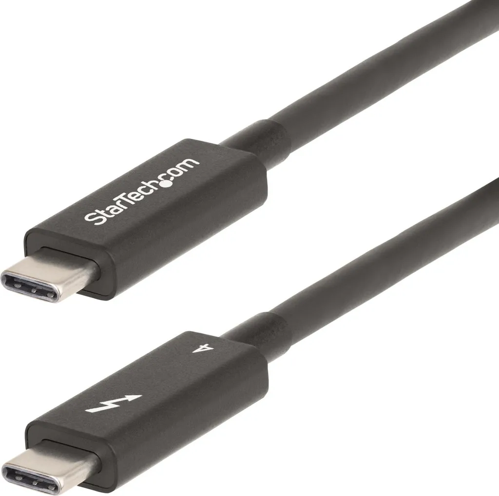 StarTech.com Cavo Thunderbolt 4 2m 40Gbps | A40G2MB-TB4-CABLE Nero